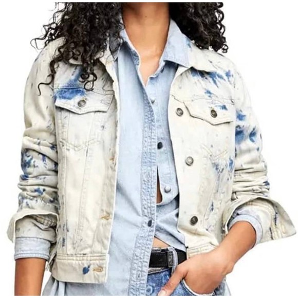 Free People Jackets & Blazers - NWT Free People Women's Rumors Denim Jacket Small